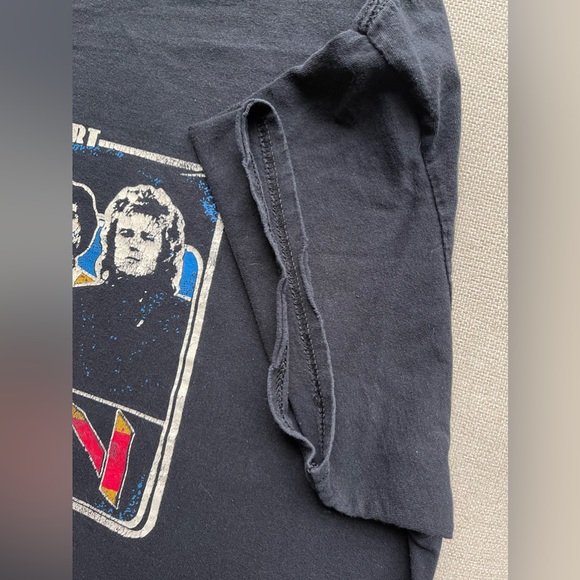 Queen Band Crew Neck Distressed Graphic T-Shirt Short Sleeve In Black Size XL - Picture 5 of 9